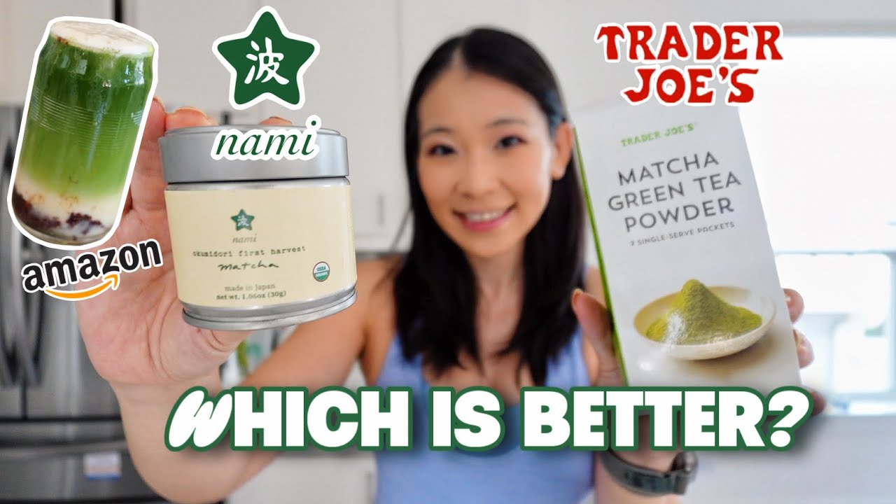 Trader Joe's matcha vs Nami matcha from Amazon Ur Mom Ashley matcha review|Best matcha on Amazon?