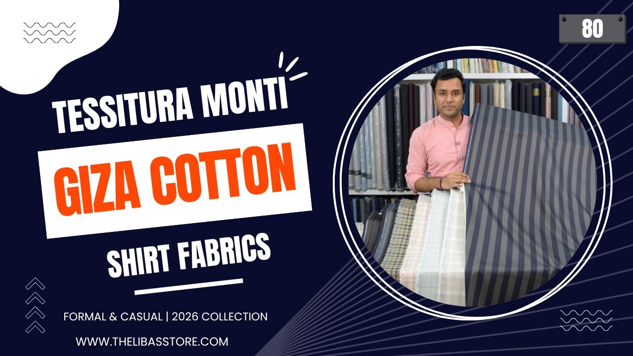 Luxury Tessitura Monti Shirt Fabrics in Checks & Stripes | Formal & Casual | 2026 Collection