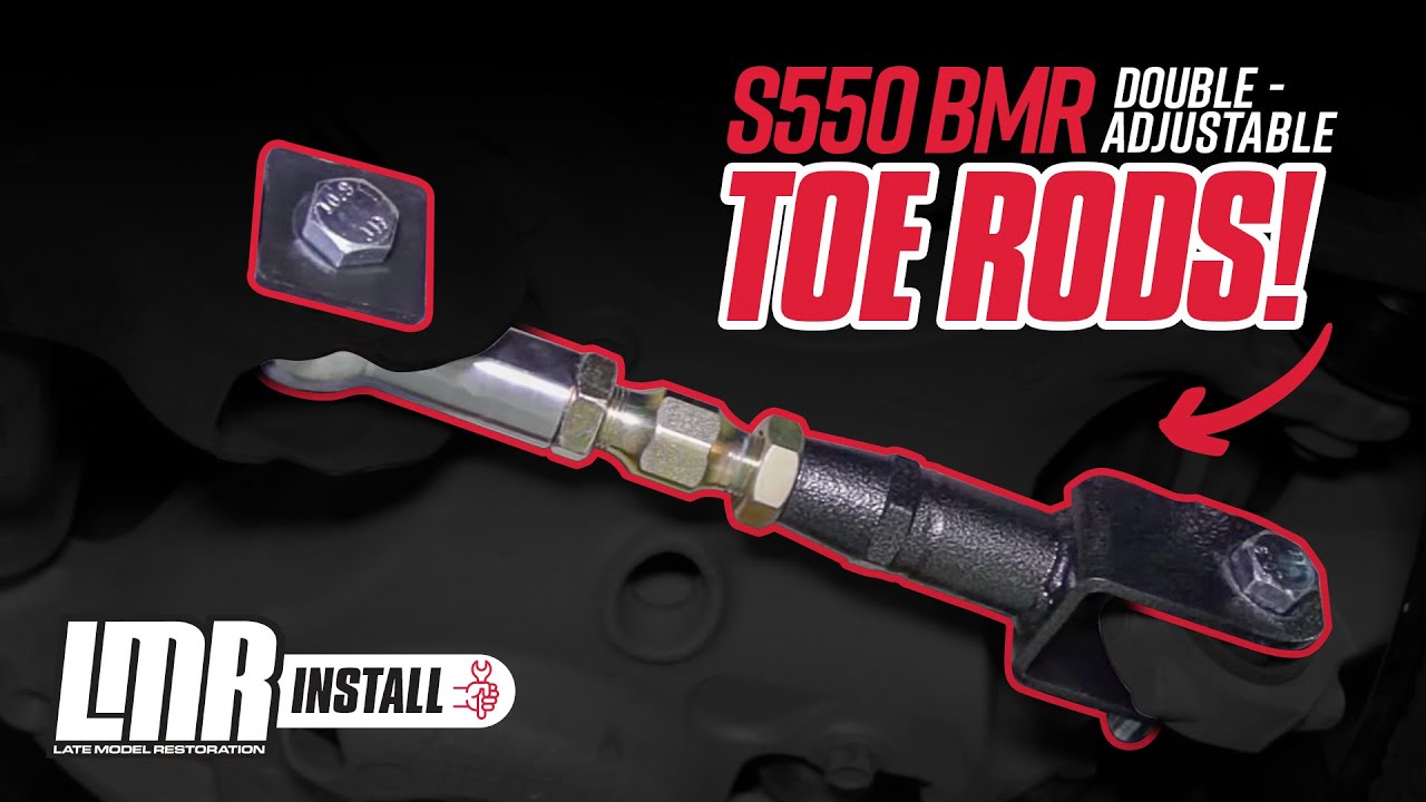 2015-2023 Mustang BMR Double Adjustable Toe Rods - Review & Install