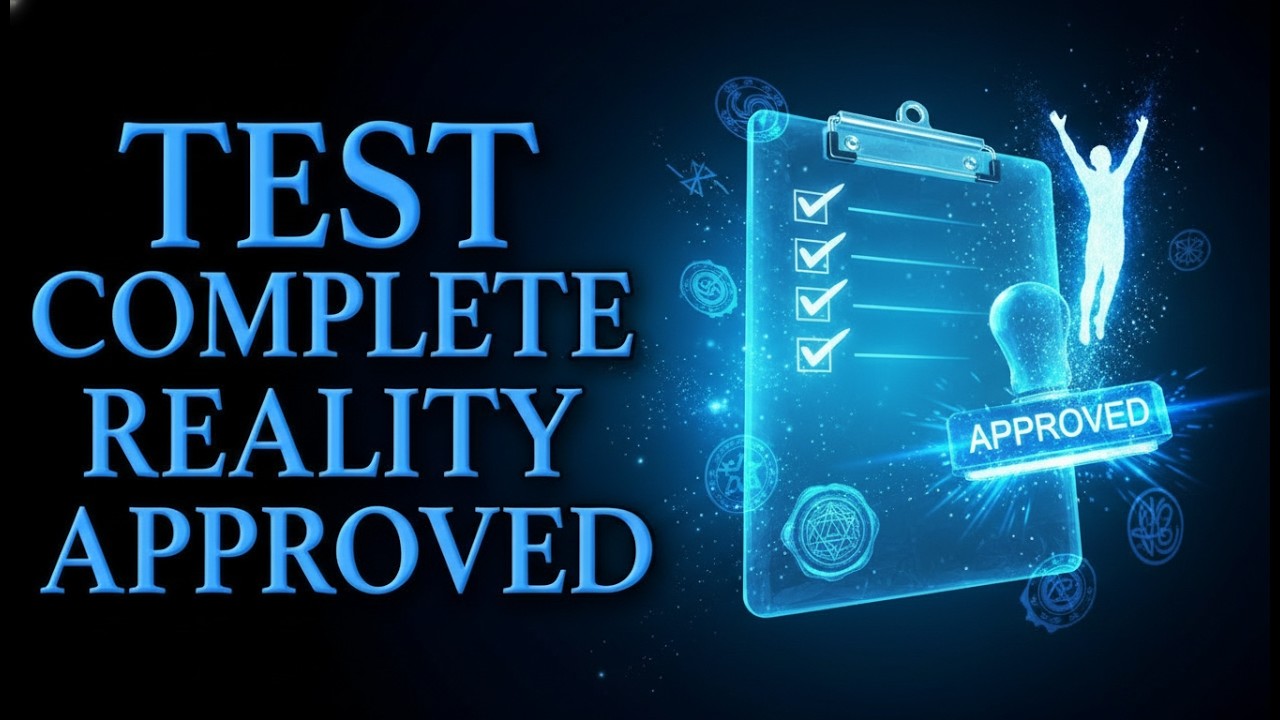 The Test Is Over — Your Timeline Has Been Verified