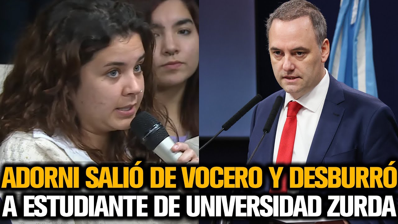 ADORNI SE SALIÓ DE VOCERO Y EDUCÓ A ESTUDIANTE DE UNIVERSIDAD COMUNISTA