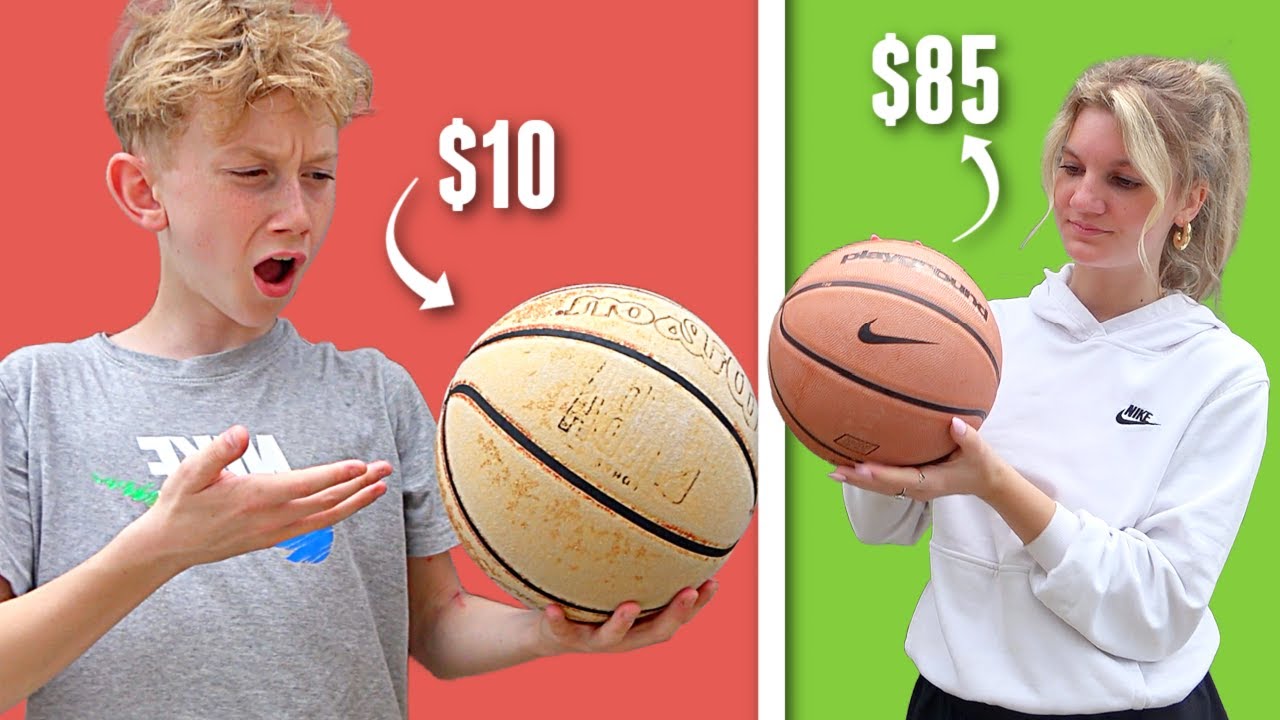Cheap vs  Expensive Basketball Challenge