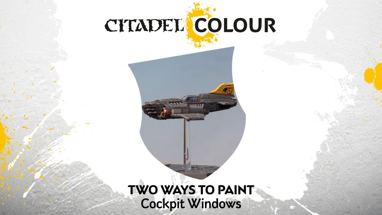 How to Paint Aeronautica Imperialis: Two Ways to Paint Cockpit Windows