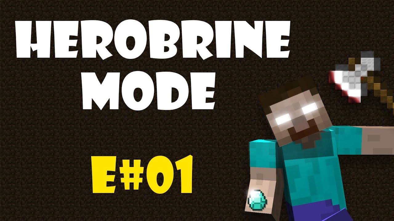 Český Let's Play Minecraftu Herobrine mod: E01 Hnědý poplach poprvé