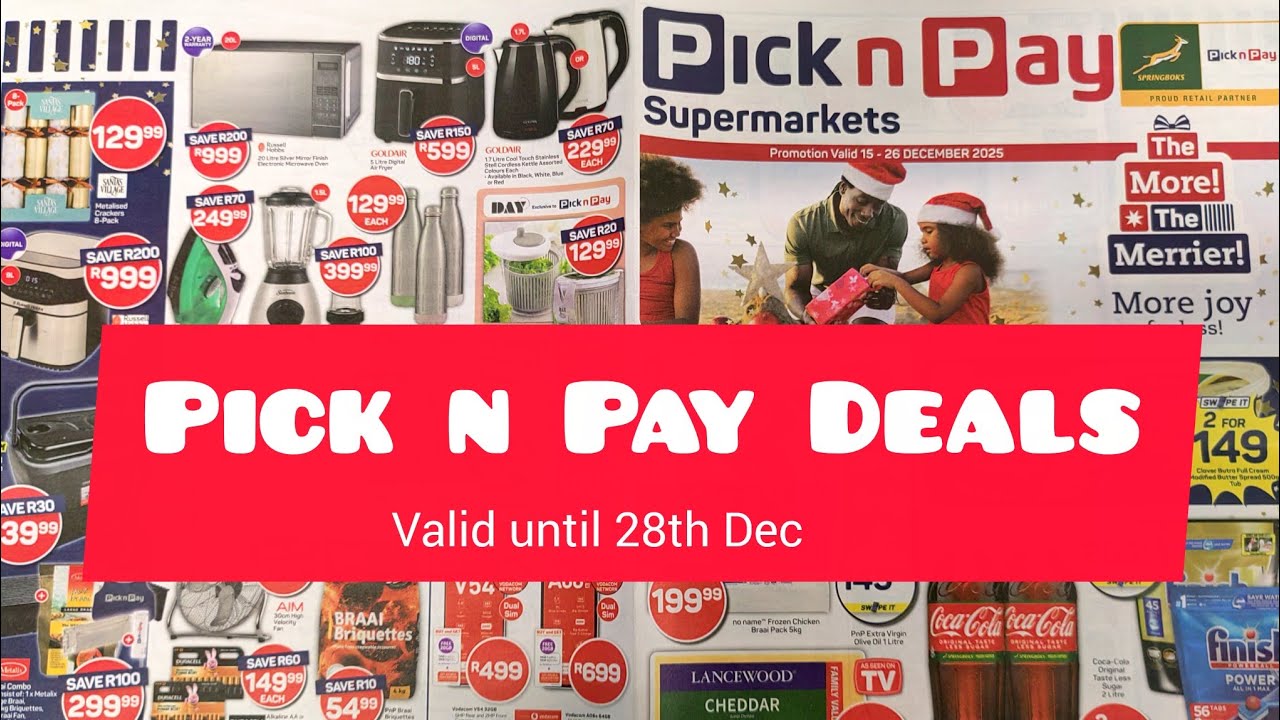 PICK N PAY DEALS 🔥 December Catalogue Review | Save Money Before Month-End