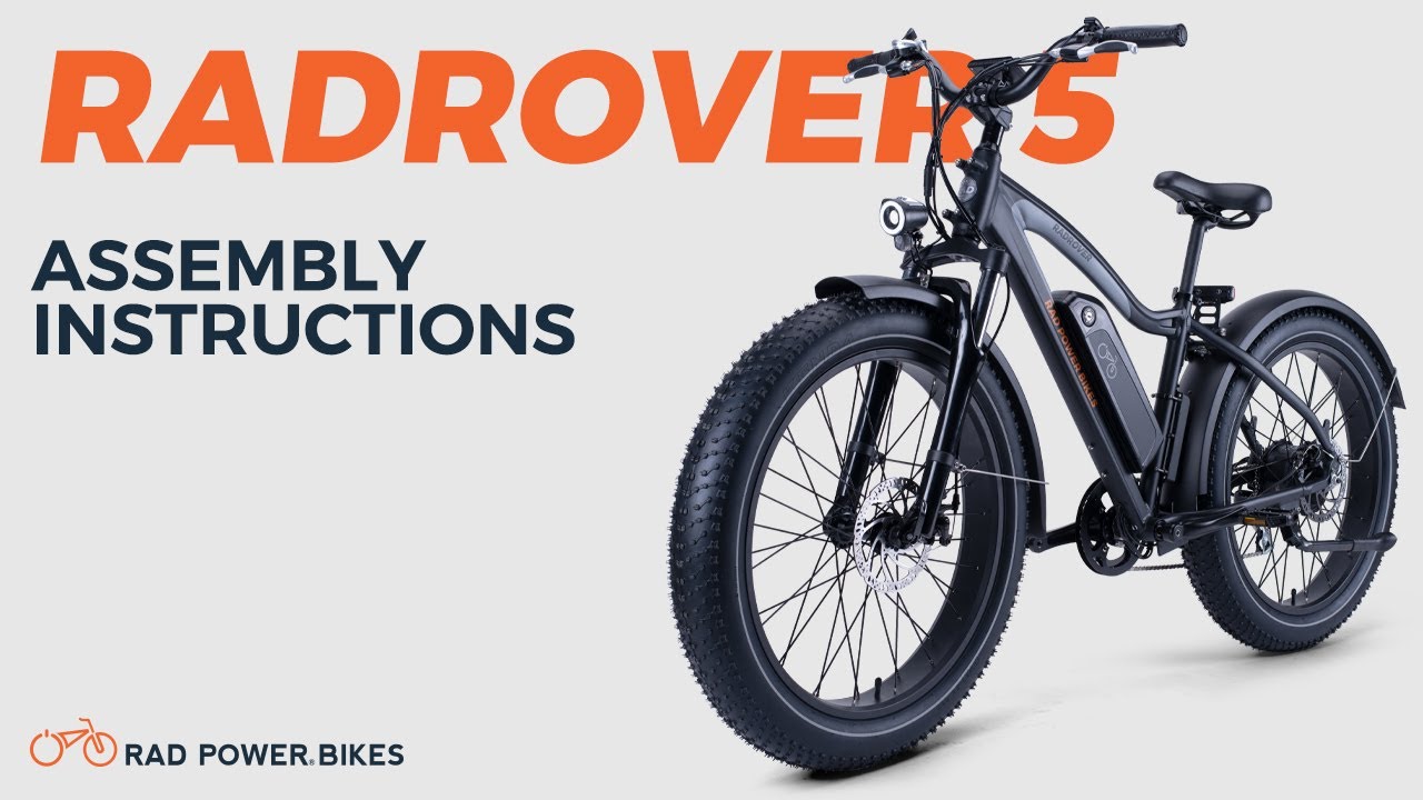 RadRover 5 Assembly Instructions | Rad Tech