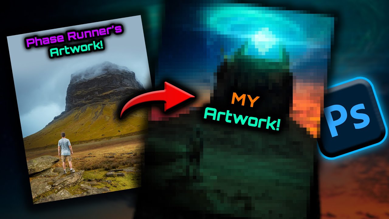 I Finish Phase Runner's Artwork in Photoshop!