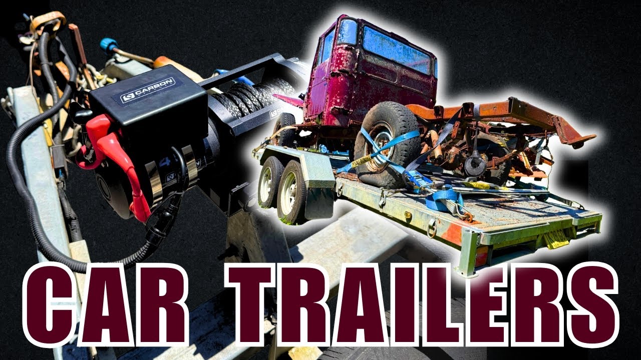 BUYING THE RIGHT CAR TRAILER & TESTING IT OUT | SAVING MORE LANDCRUISERS