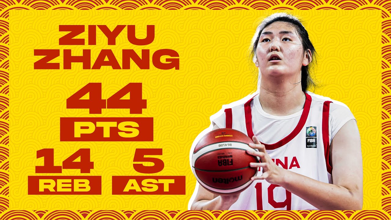 Zhang Ziyu Shatters the Record | 44 POINTS! 💥 #U18AsiaCup