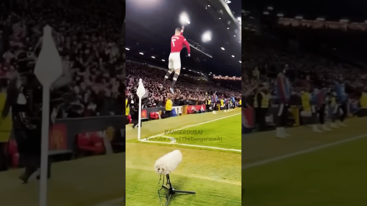 Ronaldo siuuu celebration goes wrong 😳