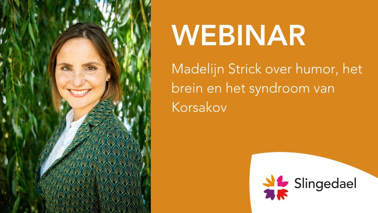 Webinar | Madelijn Strick over een glimlach op de werkvloer: humor, het brein en Korsakov