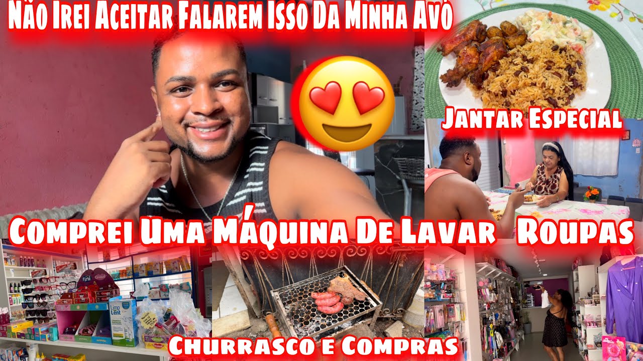COMPREI UMA MAQUINA DE LAVAR ROUPAS NOVA/NÃO IREI ACEITAR ESSES COMENTÁRIOS FALANDO DA MINHA AVÓ 