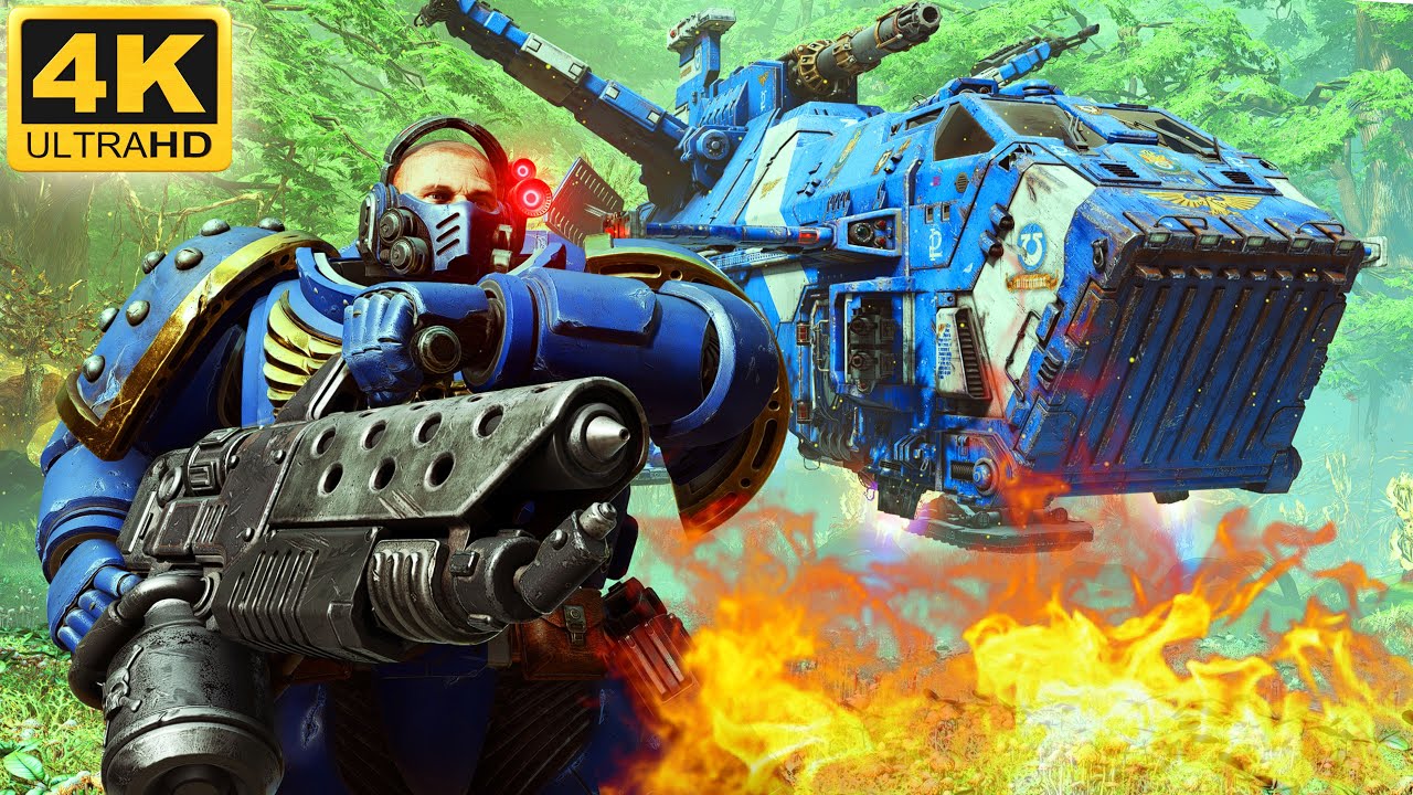 PYREBLASTER GAMEPLAY: Primaris Infernus BURNS the Tyranids - Warhammer 40k: Space Marine 2 (4K)