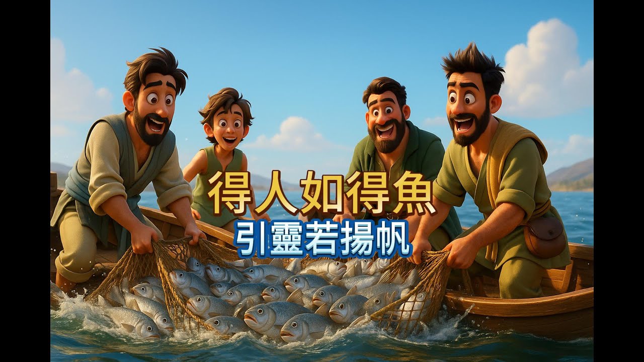 得人如得魚｜從漁夫到跟隨耶穌的人 (路加福音第五章)｜Bible Stories Alive 聖經故事屋
