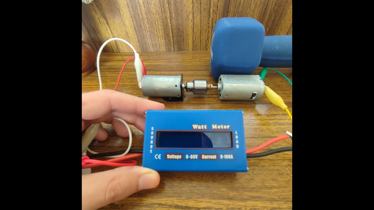 Dc Motor 24V Generator Test