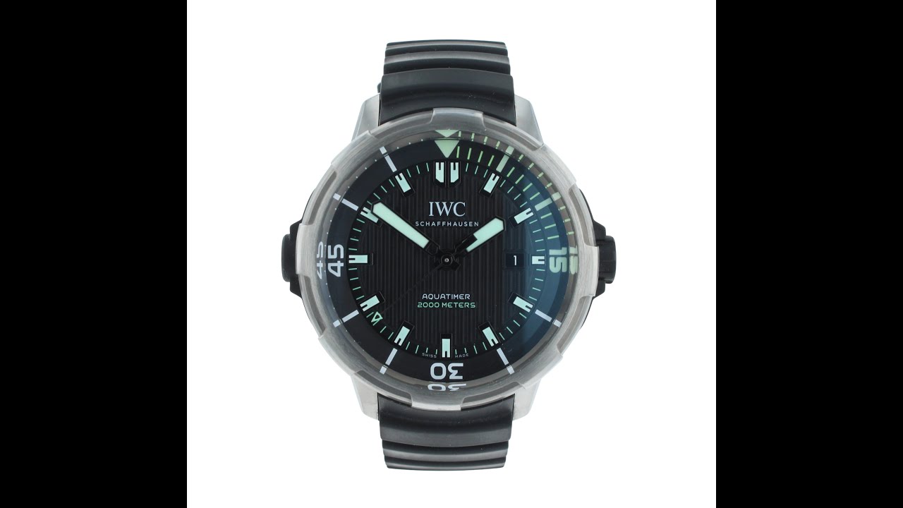 IWC Aquatimer Pre Owned Watch Ref IW358002