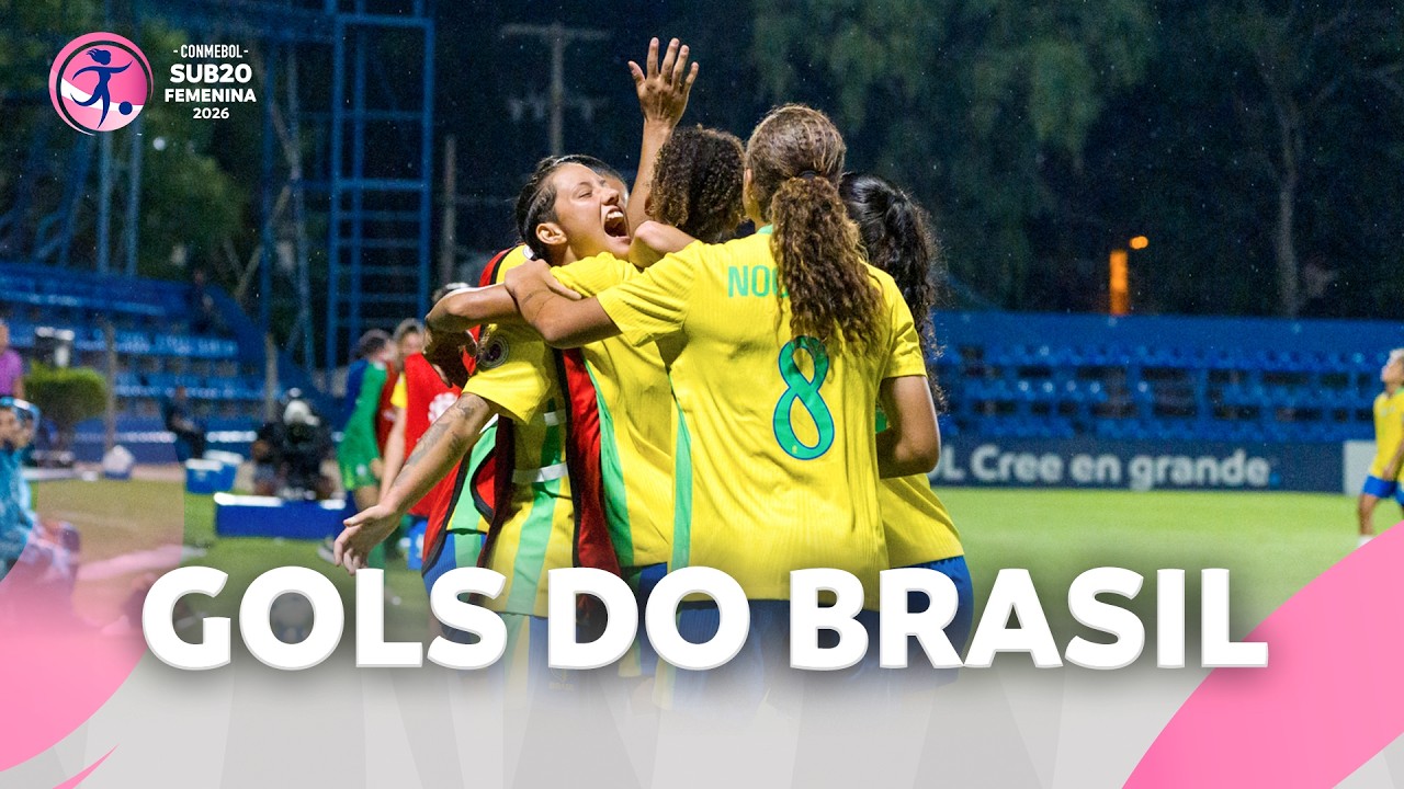 TODOS OS GOLS DO BRASIL NA CONMEBOL SUB20 FEMENINA 2026
