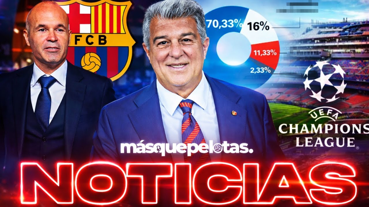 BOMBA: ¡PRIMERA ENCUESTA ELECTORAL! + Iniesta NO descarta ser entrenador del Barça