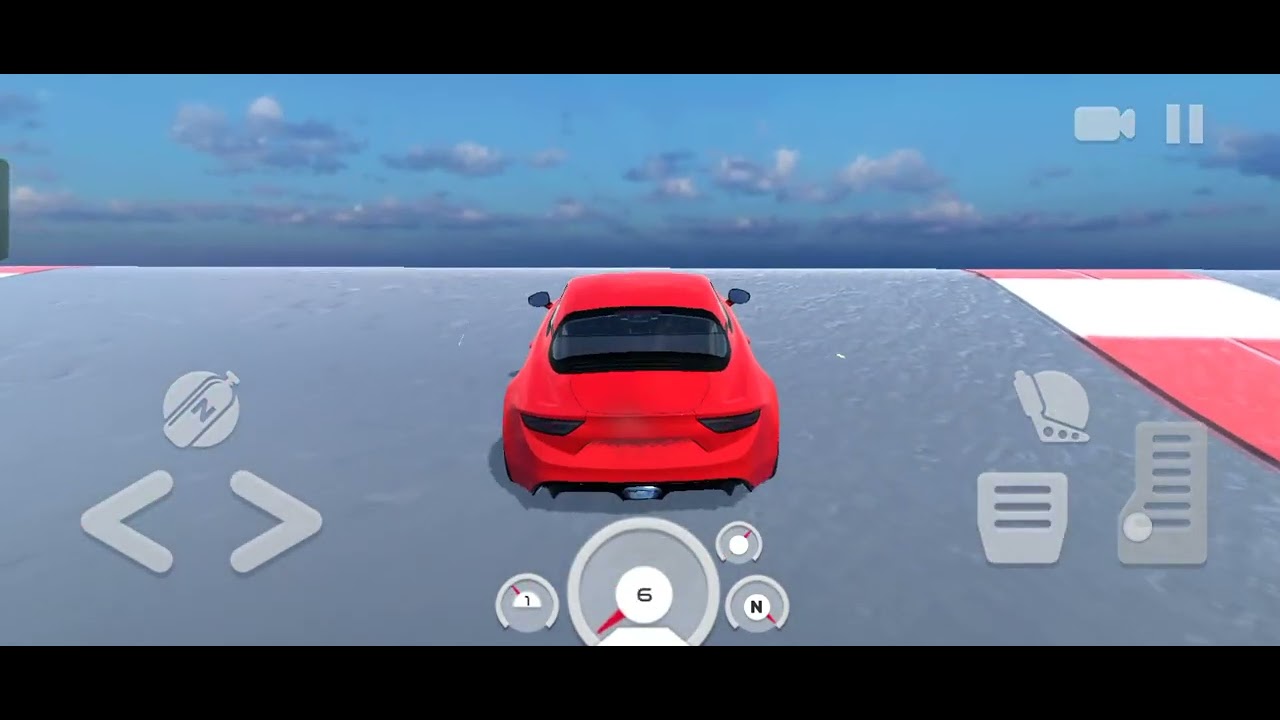 Mega Ramp Car Stunt Gameplay Kids Game Stunt Game Car Simulator 