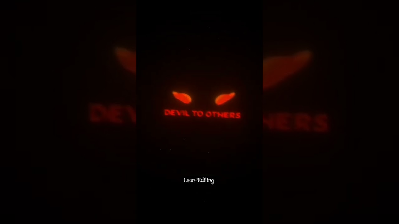 Devil attitude WhatsApp status video 😈💯