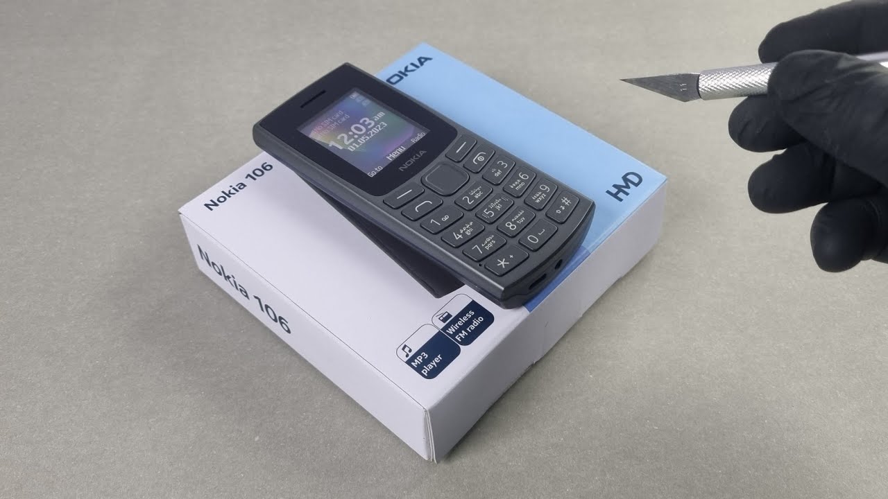 Nokia 106 2024 (Charcoal) Unboxing - ASMR