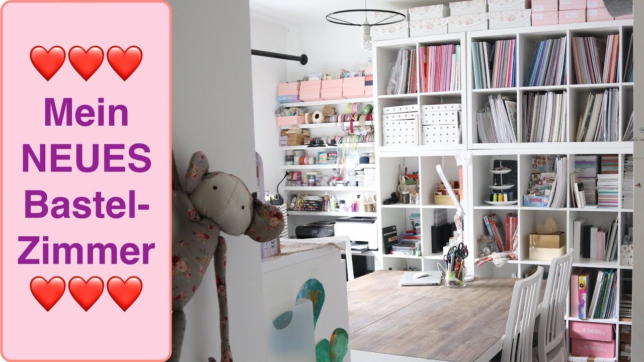 ROOM TOUR 2019, MEIN NEUES BASTELZIMMER, Kreativ-leicht-gemacht