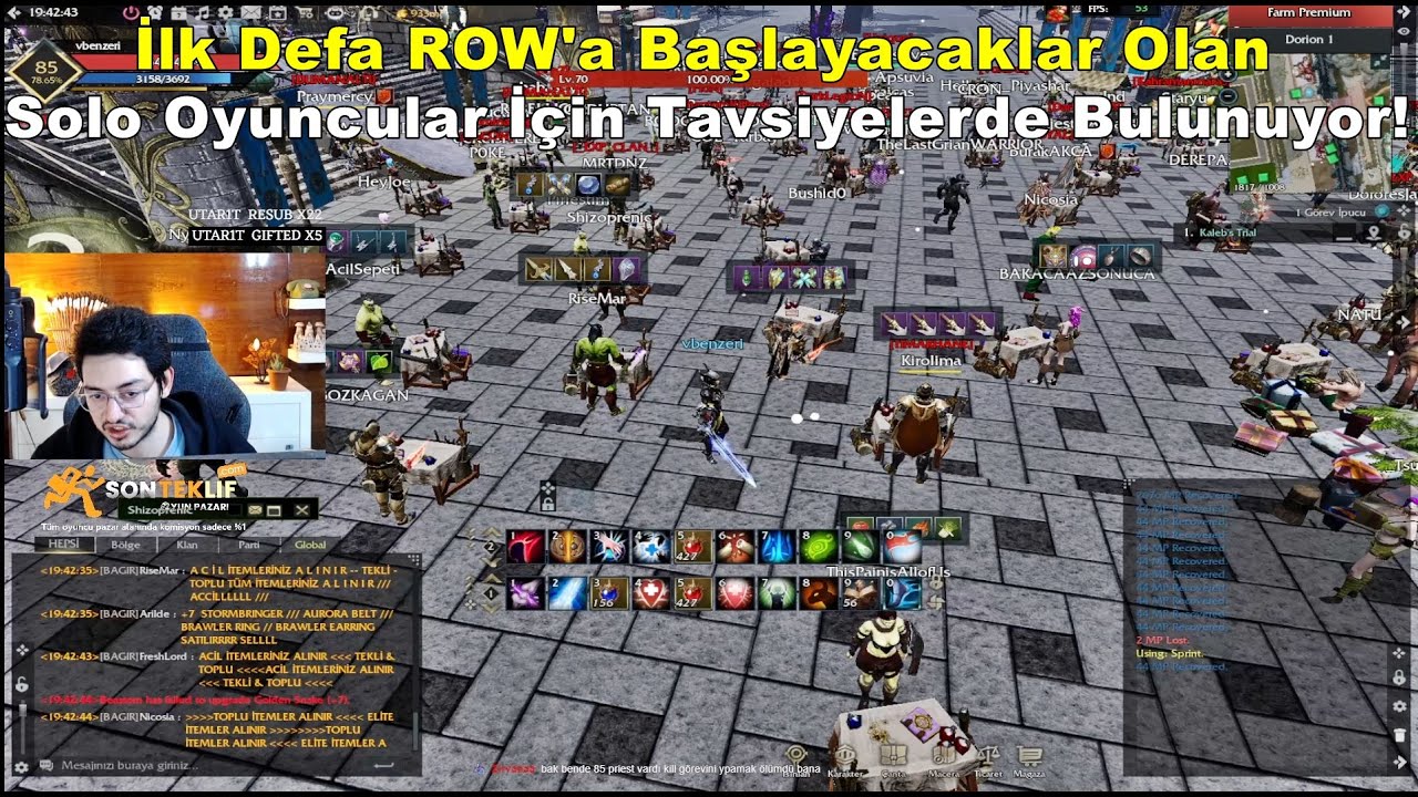 VBenzeri | 26 Ocakta Açılacak Olan Rise Online Serverlarına Başlayacaklar İçin Öneride Bulunuyor!