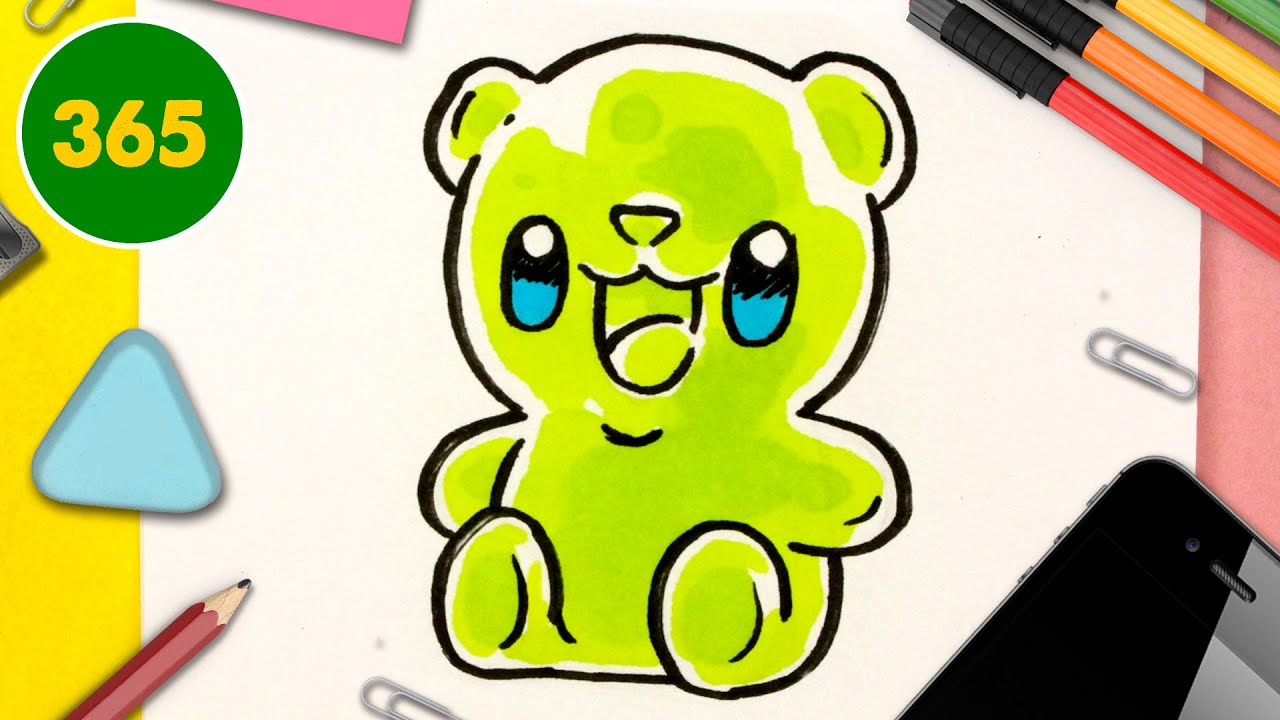 COME DISEGNARE TEDDY KAWAII