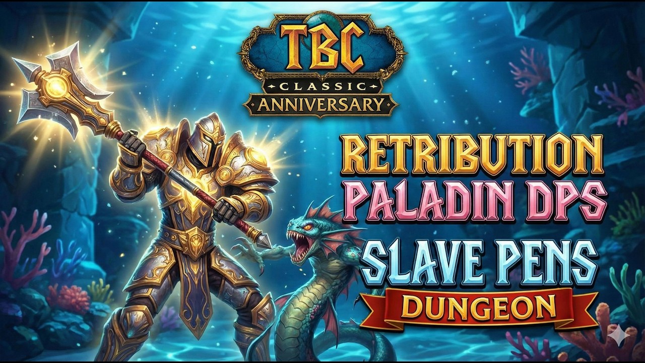TBC Classic Anniversary Retribution Paladin DPS Slave Pens Dungeon