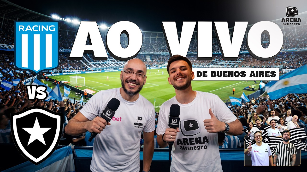 ⚽BOTAFOGO X RACING - ARGENTINA | COPA SUL-AMERICANA 2026 - SUPER TRANSMISS&Atilde;O