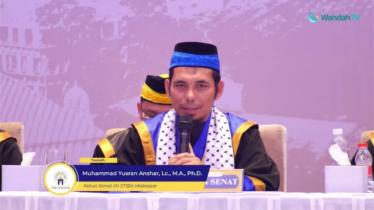 Yang Pernah Kuliah di STIBA, Kini Anaknya Juga Telah Diwisuda - Ust. Dr. Muh. Yusran Anshar