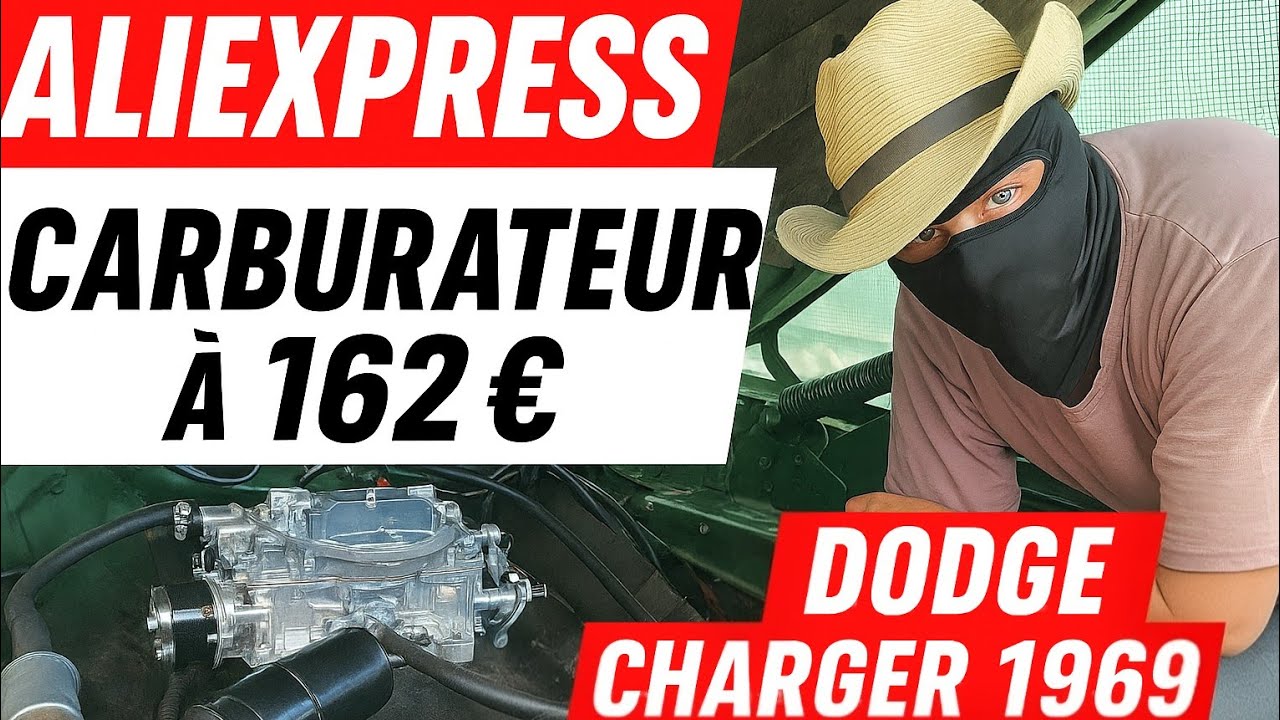 J’ai osé un carbu AliExpress à 162 € sur ma Charger 69 (copie Edelbrock 800CFM)