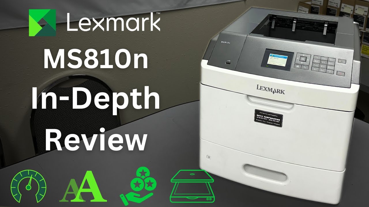 Lexmark MS810 In-Depth Review! | The Perfect Basic Printer!