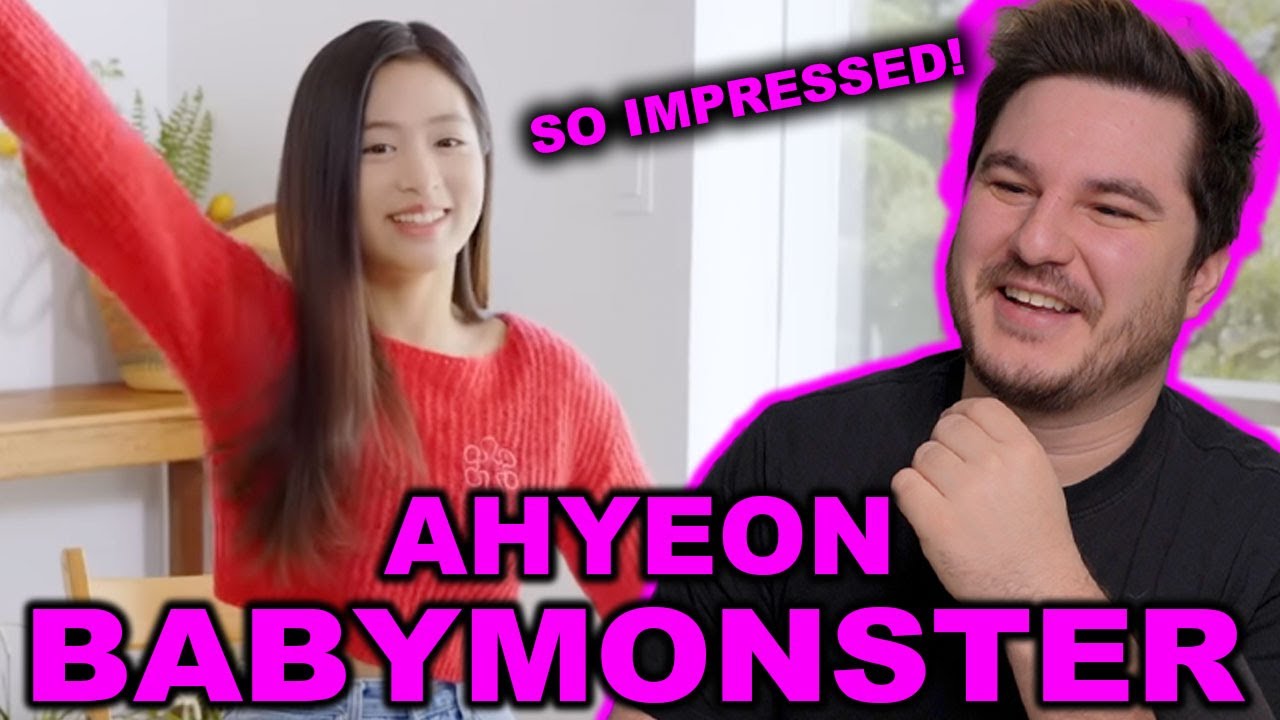 BABYMONSTER Introducing AHYEON REACTION! New YG KPOP Group!