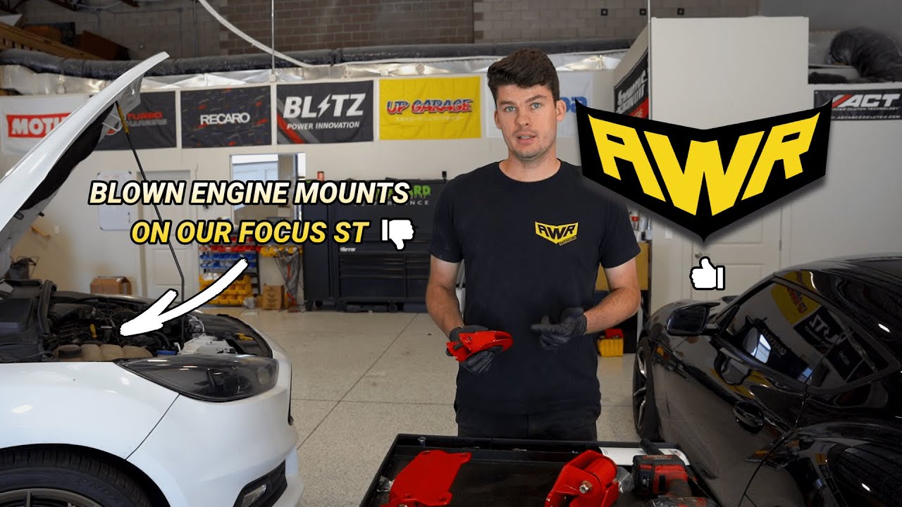 How to install AWR mounts on Focus ST (passenger, transmission, and rear motor mounts)