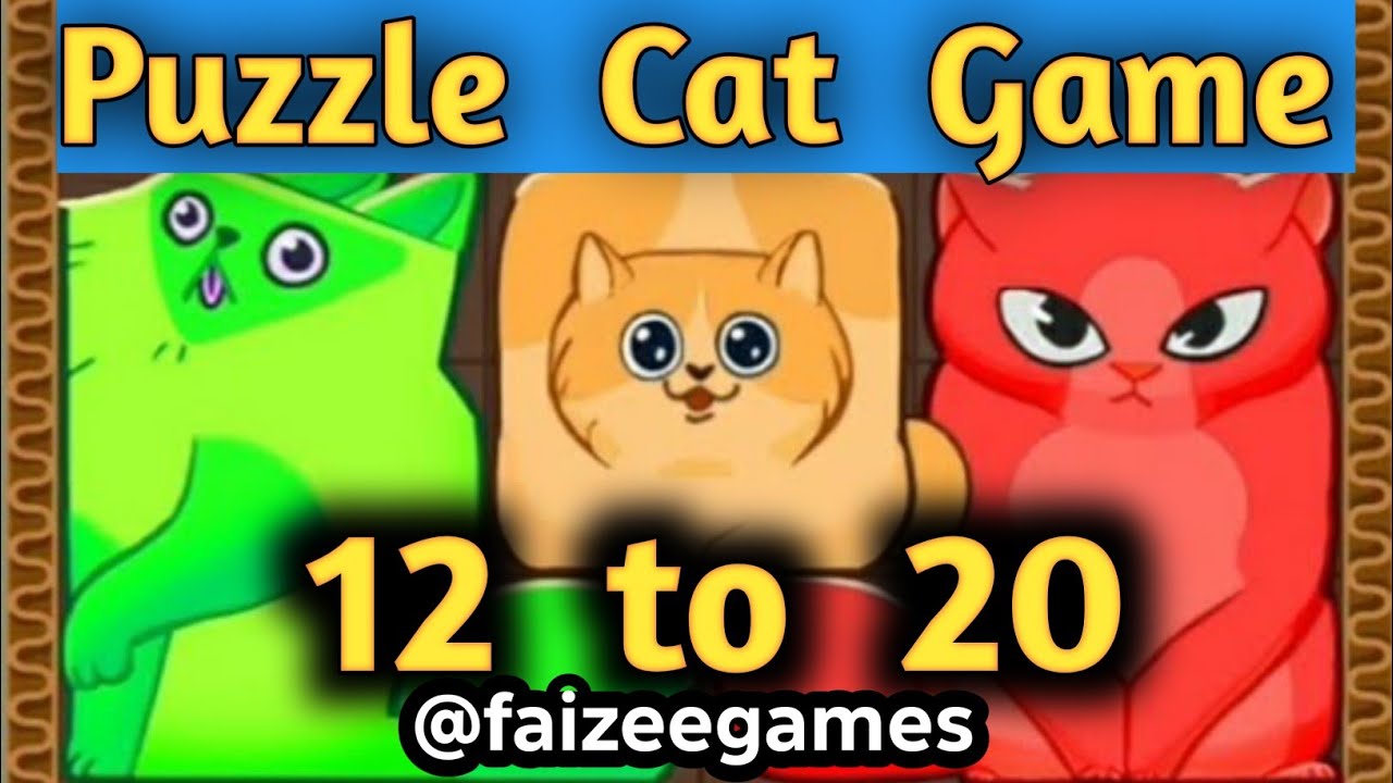 PUZZLE CAT ] Android Game for CAT Lovers ! Fun to Play Free #faizeegames 