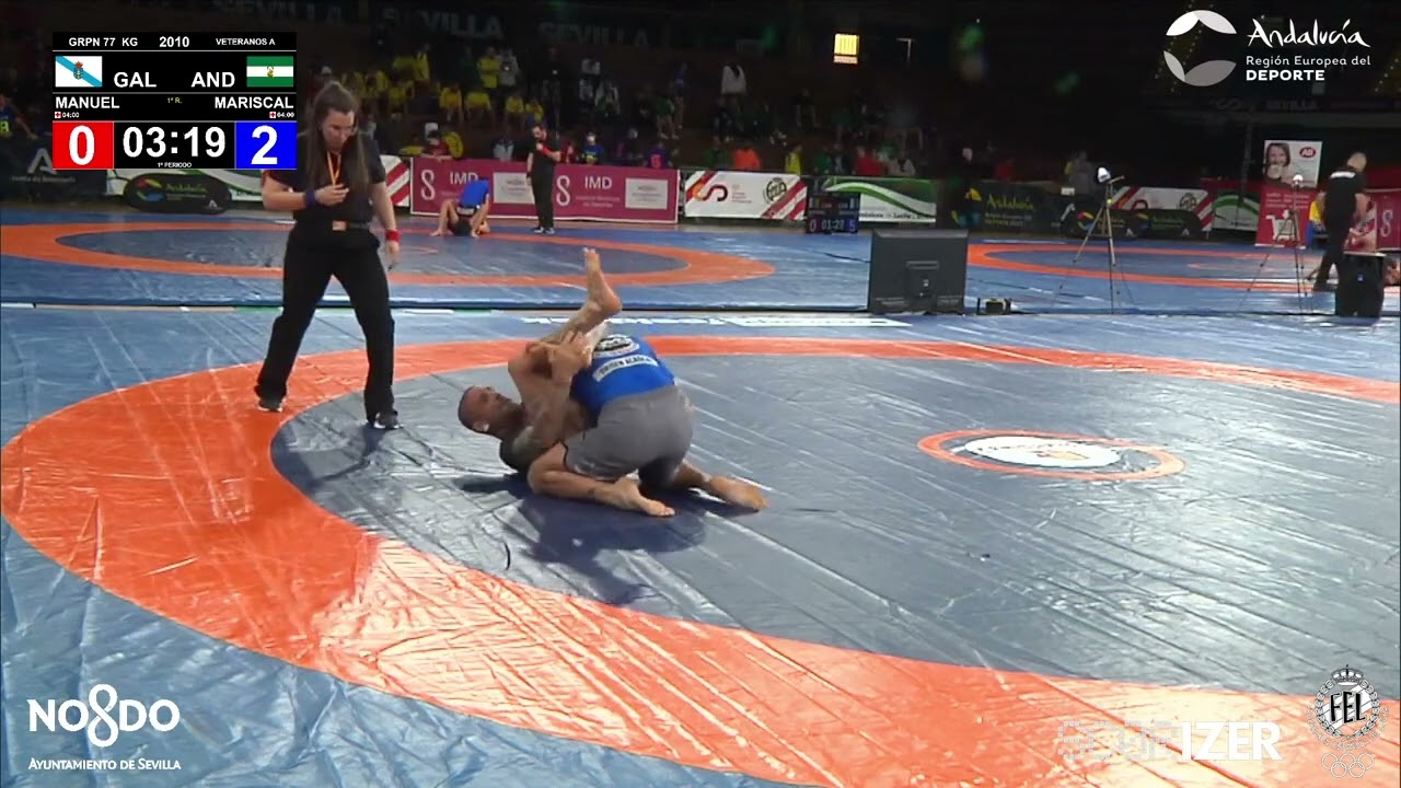 1/8 GRAPPLING 77Kg: MANUEL, PERMUY MARTINEZ (GAL) MARISCAL CUADRADO, MANUEL JESUS (AND)