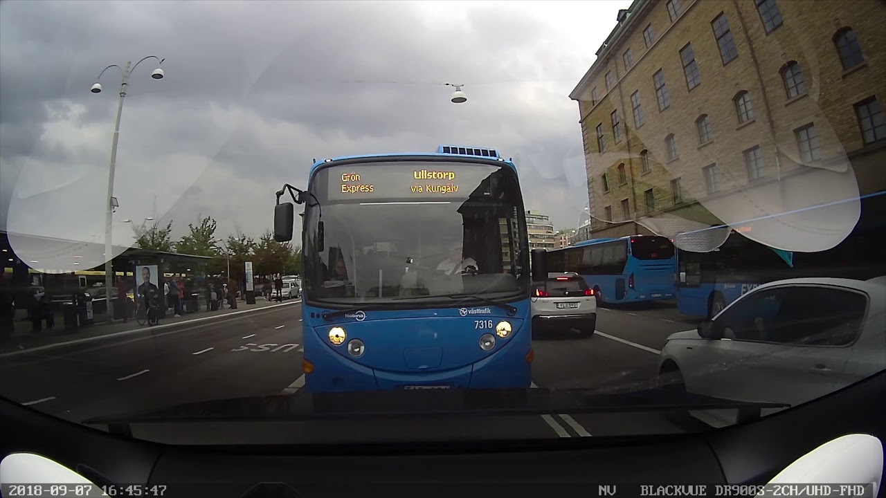 Dashcam 2018-09-07 - Västtrafik-special!