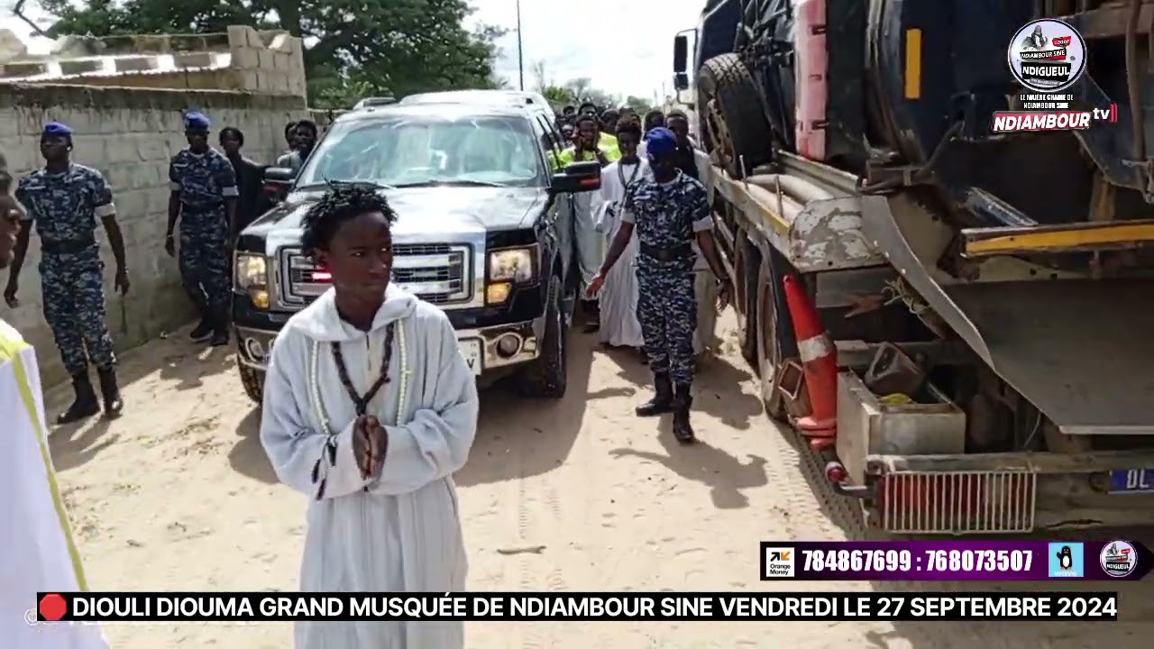 🛑 DIOULI DIOUMA GRAND MUSQUÉE DE NDIAMBOUR SINE VENDREDI LE 27 SEPTEMBRE 2024