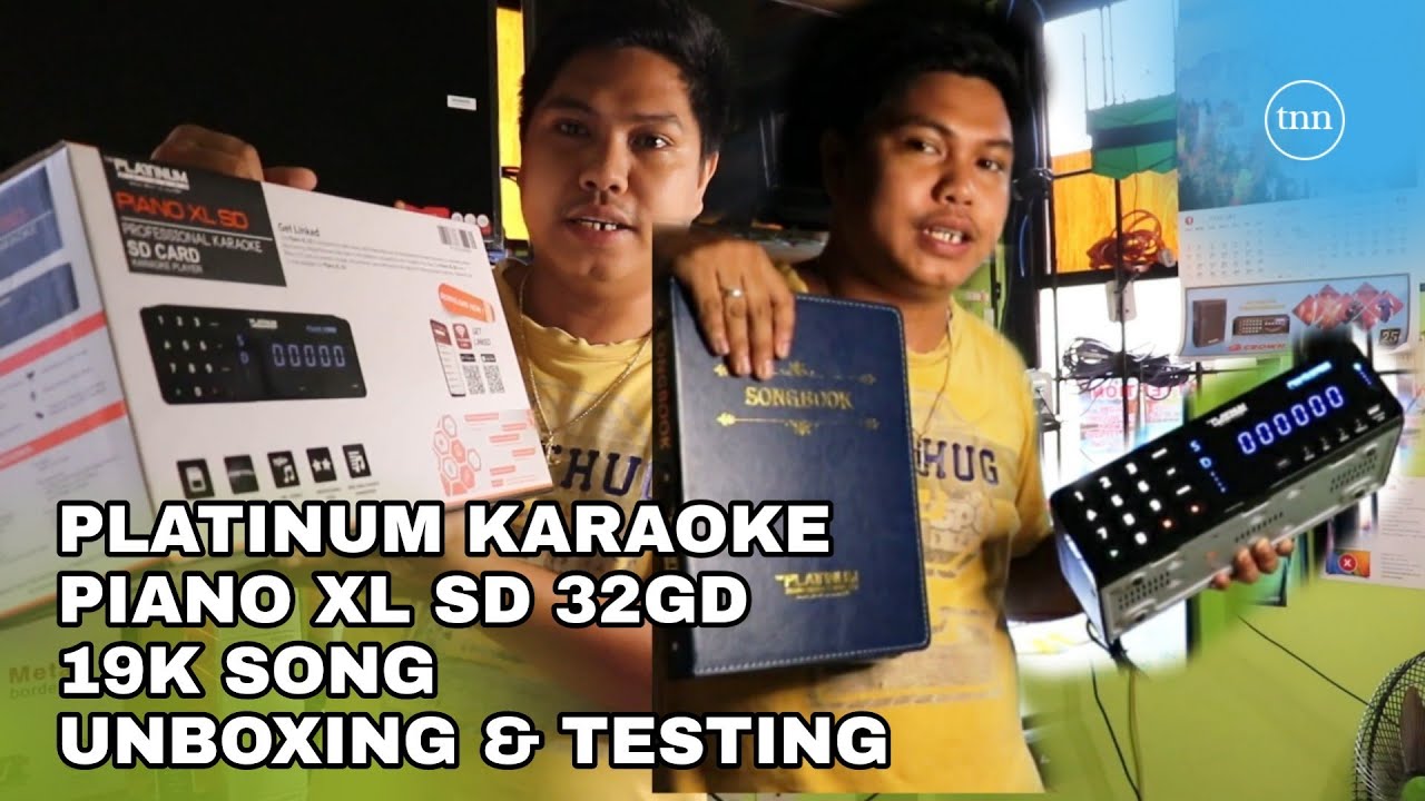 PLATINUM KARAOKE PIANO XL SD UNBOX & TESTING