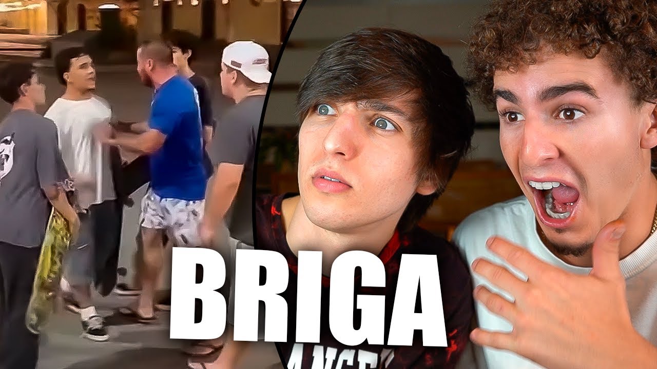 DEU BRIGA!! SKATE NA RUA !!