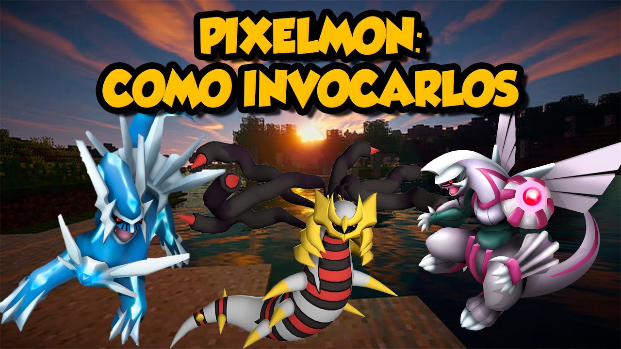 PIXELMON: COMO INVOCAR A PALKIA DIALGA Y GIRATINA