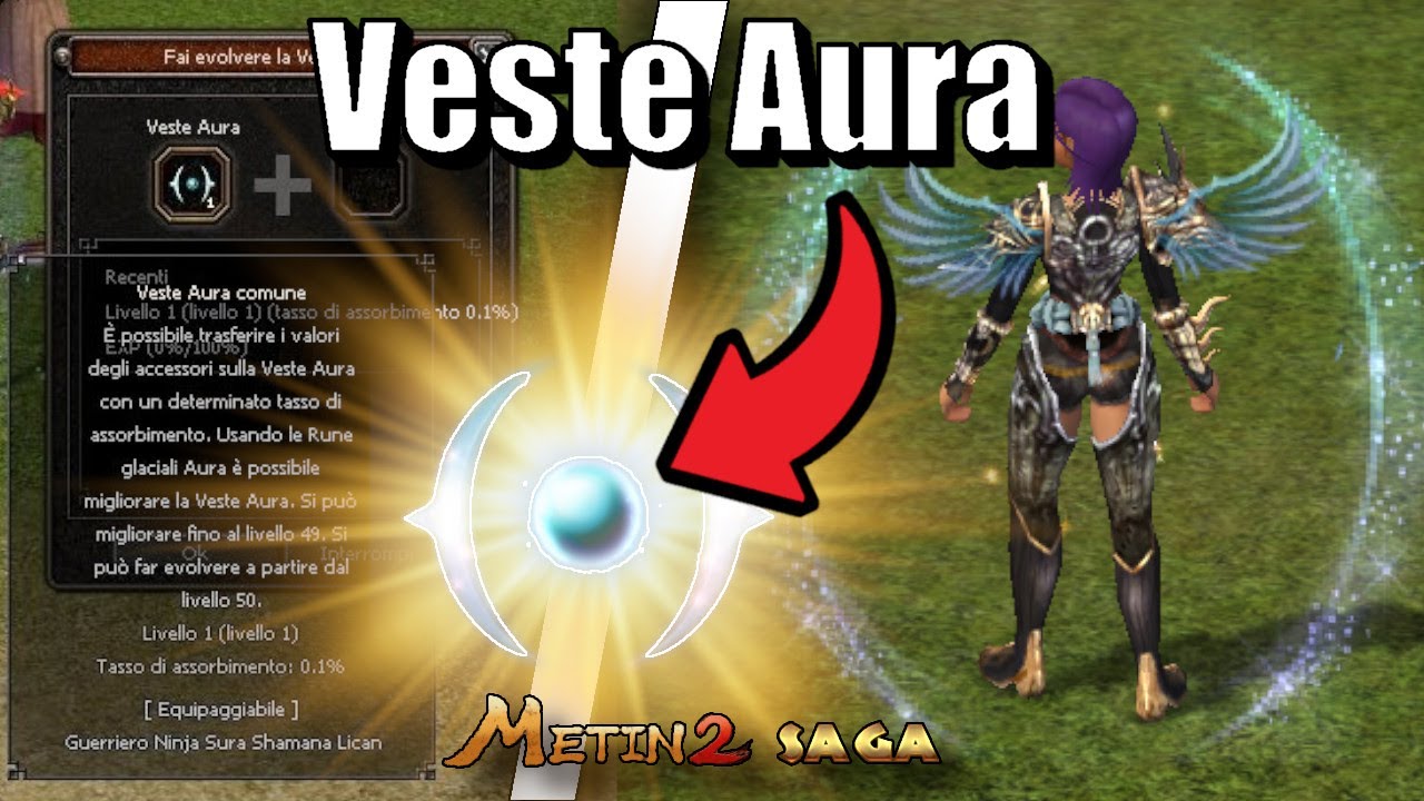 Metin2 SAGA: tutto sulla VESTE AURA con 