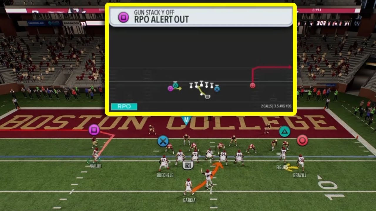 This CFB 26 RPO in the Red Zone is OP!