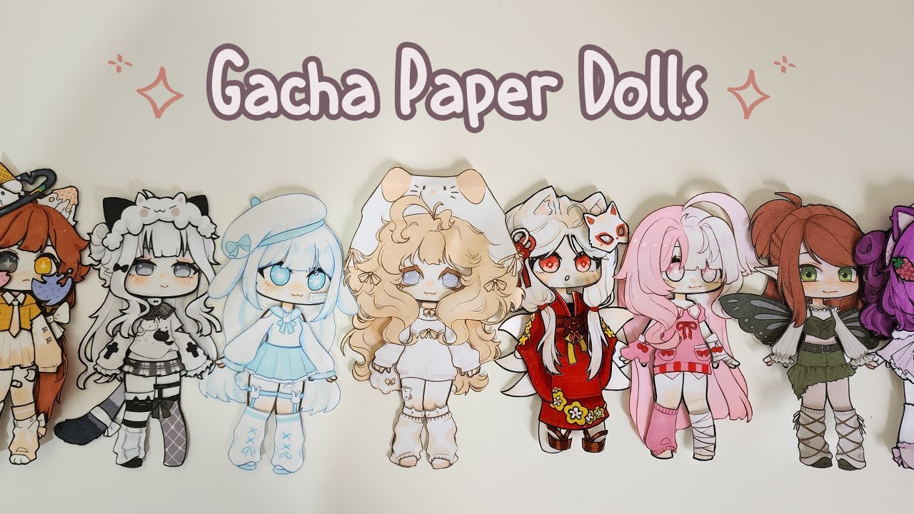 Gacha Paper dolls requests Compilation ✨🎀
