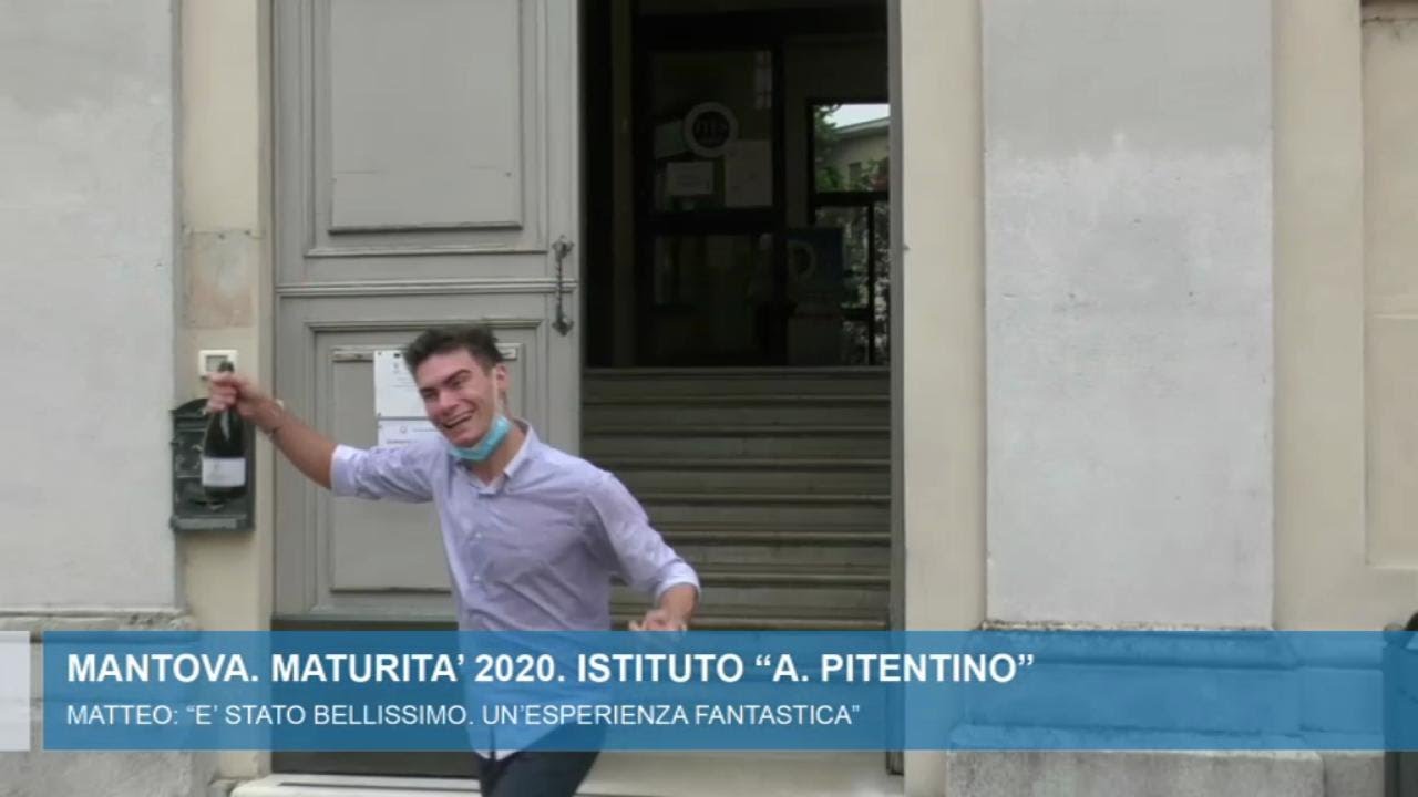 Maturità 2020: al Pitentino di Mantova si brinda dopo la fine dell'esame