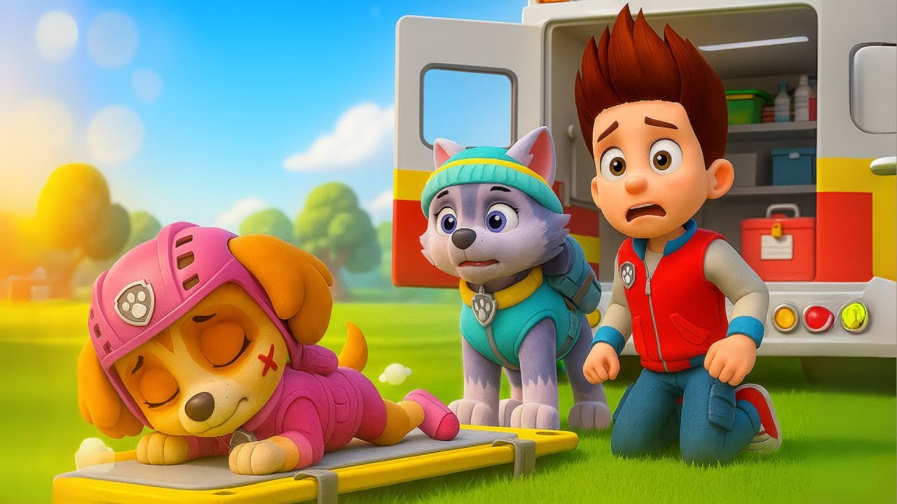 SKYE is SICK, Please Don't Give Up!!! - Paw Patrol Ultimate Rescue | Rainbow 3