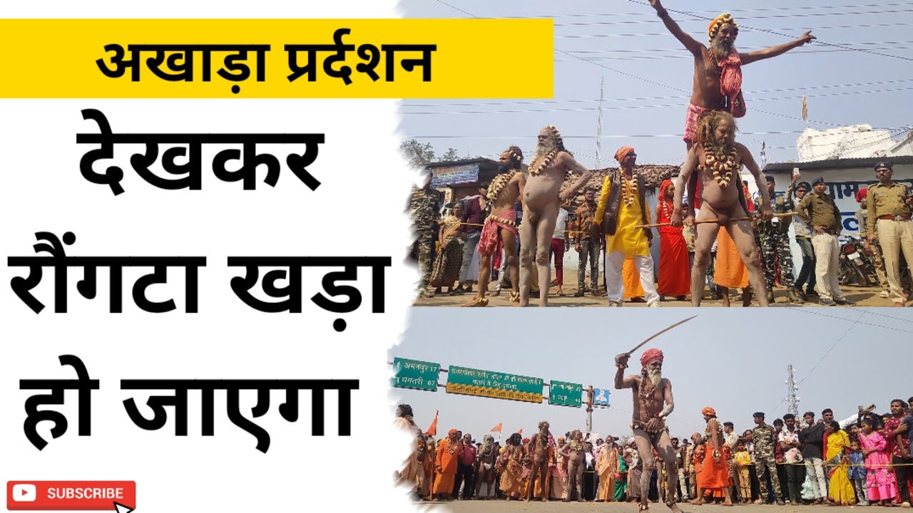 Rajim Mela 2023 l नागा साधुओं का अखाड़ा प्रर्दशन l #hindinews #news