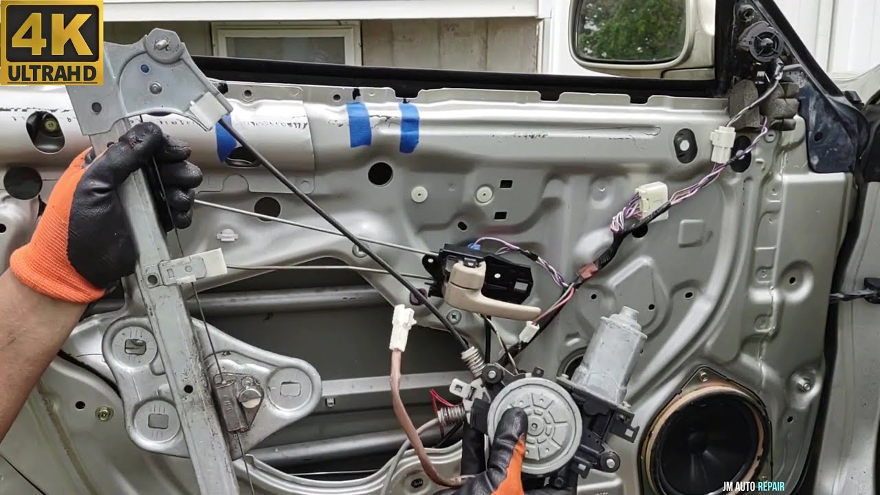 Lexus ES 300 driver side windows motor regulator replacement