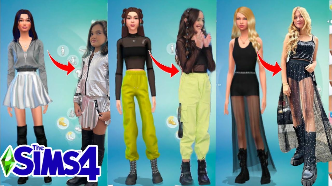 FIZEMOS A BELINHA, AMANDA NATHANRY E MALUZINHA NO THE SIMS 4